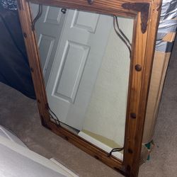 Solid Wood Mirror