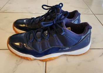 Air Jordan 11 Retro Low "Navy Gum" Sneakers Size 12 Mens