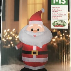 Santa Blow Up Christmas Decoration 