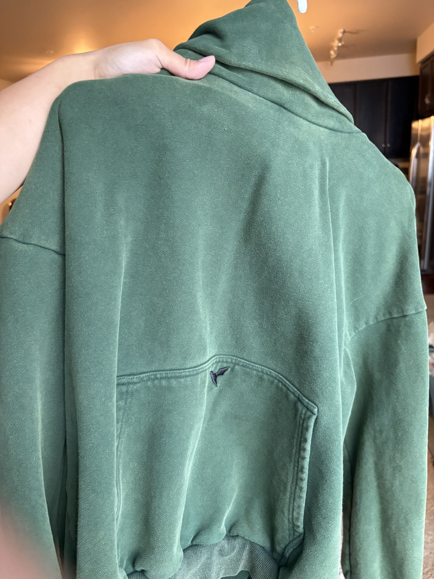 Ditch Hoodie Pine Green Size Medium With Mask