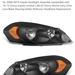 Chevy Impala Headlights (pair)
