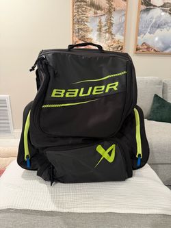 Bauer Wheeled Hockey Backpack Bag