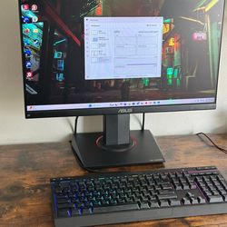 HP Omen 30L Gaming PC + ASUS TUF Monitor, Keyboard & Mouse Full Setup