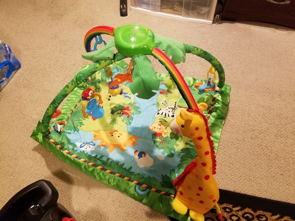 Baby exercise mat