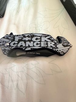 Tac-Force F*ck Cancer Folding Pocket Knife