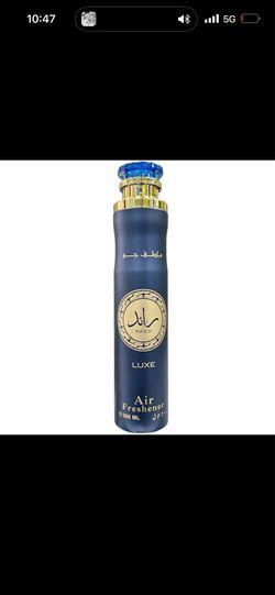 Lattafa Raed Luxe AirFreshener Aerosol Spray Blue Gold 300 mL whole case 12 pack