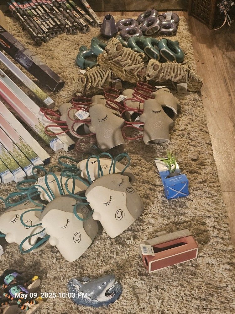 Aquarium Decorations - 3 for $15