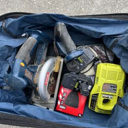 Battery Operated Saw, Sander and Drill