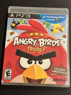 Angry Birds Trilogy PlayStation 3 PS3 CIB Complete W/ Manual! Tested & Working