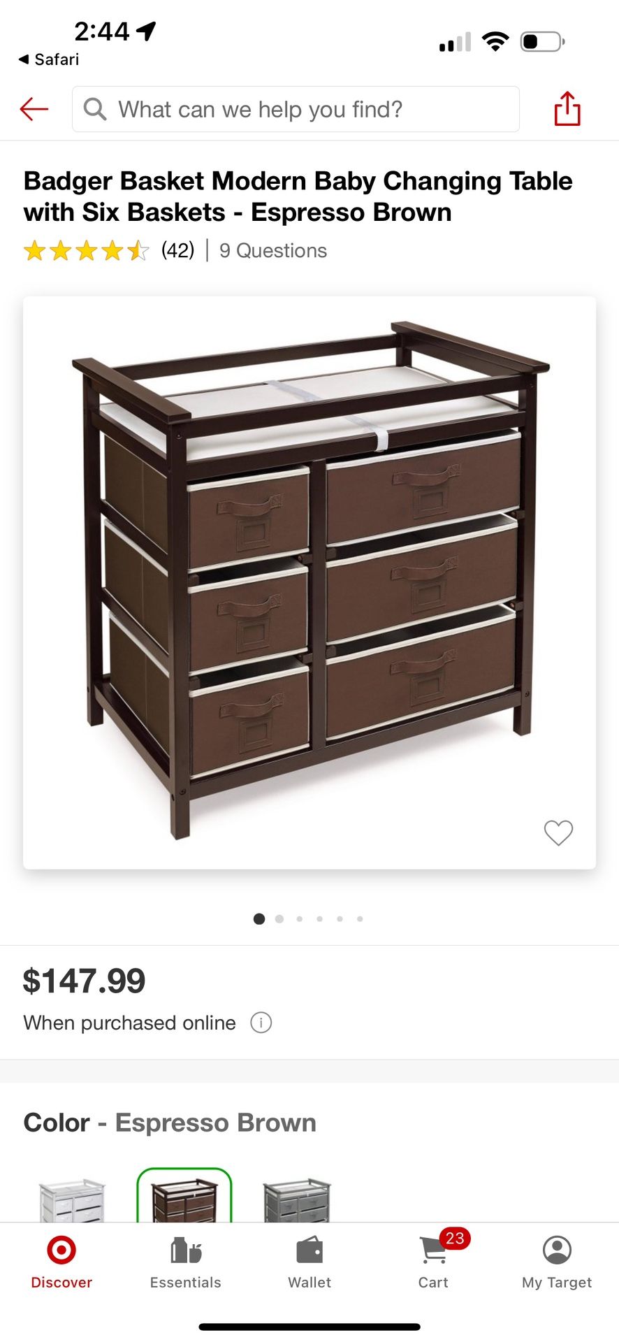 Baby Changing Table