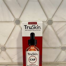 TruSkin Caffeine Face & Eye Serum - Energizing 5% Caffeine Serum with EGCG - Dark Circles Under Eye Treatment NEW
