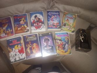 Disney VHS Tape Collection Lot of 9