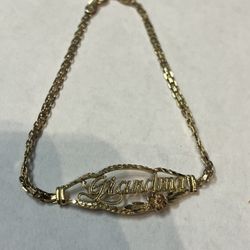 14k Gold Bracelet #109181-1 MJ