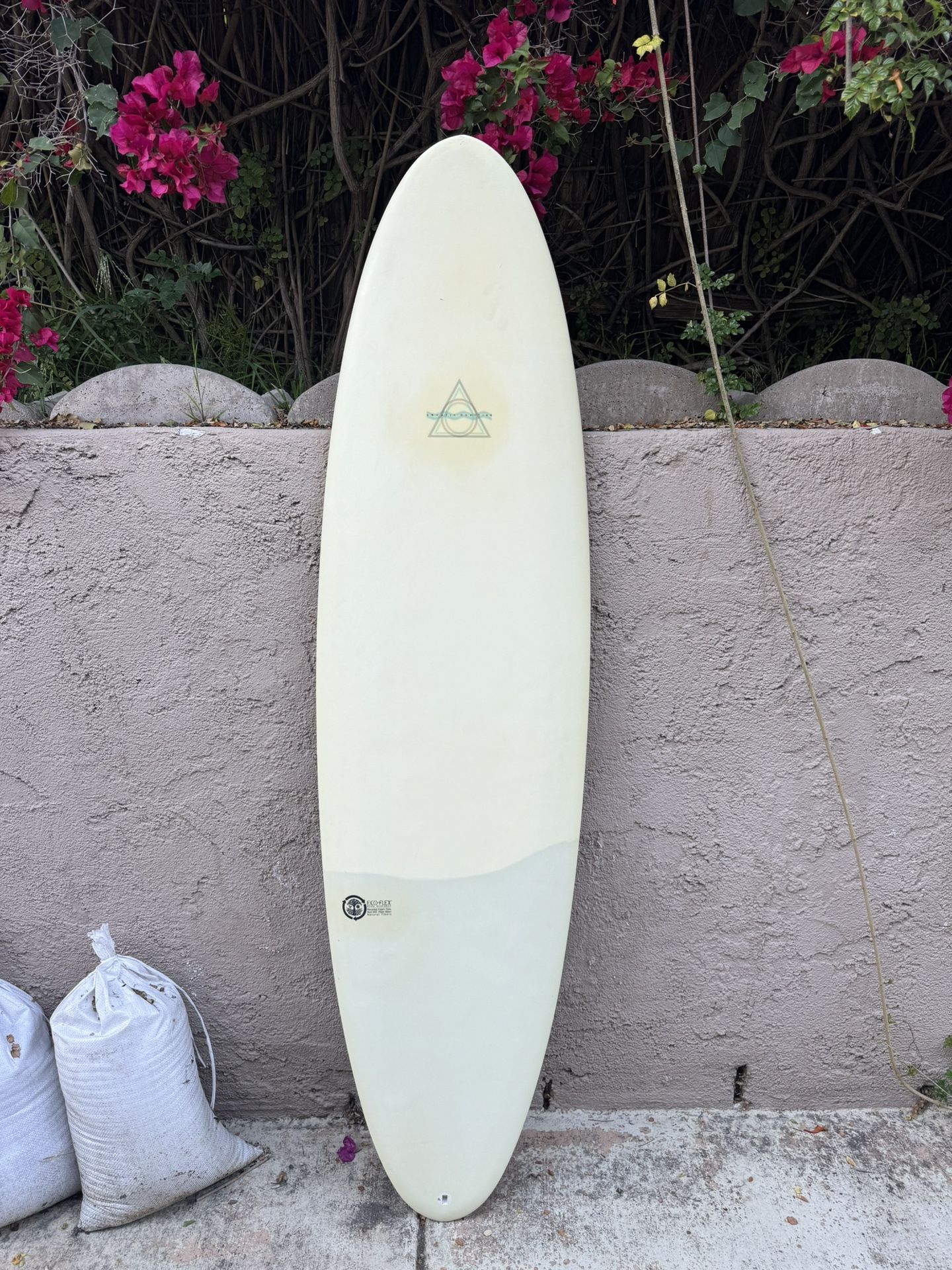 6’1 Moss Research Round Nose Step up Surfboard 