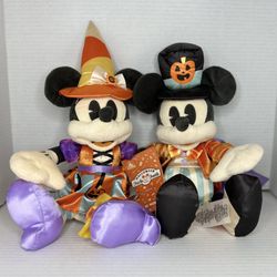 Disney Halloween Tricks N Treats Mickey & Minnie NEW
