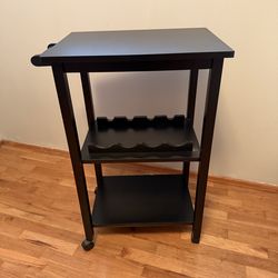 Black Bar Cart