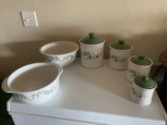 Canister Set With Matching Bowls