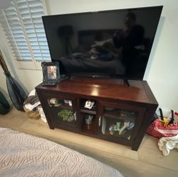 Free very nice real wood tv stand or buffet