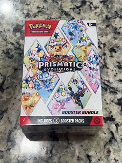 Prismatic evolution 6pack bundle-pokemon card