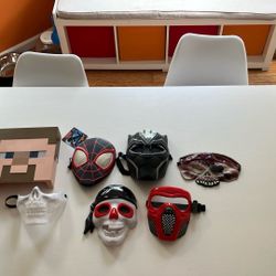 7 Halloween Masks (including Black Panther, Spider-Man, Minecraft)