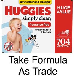 Huggies wipes - simply clean 704 count
