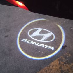 Hyunday Sonata Door Logo Lights