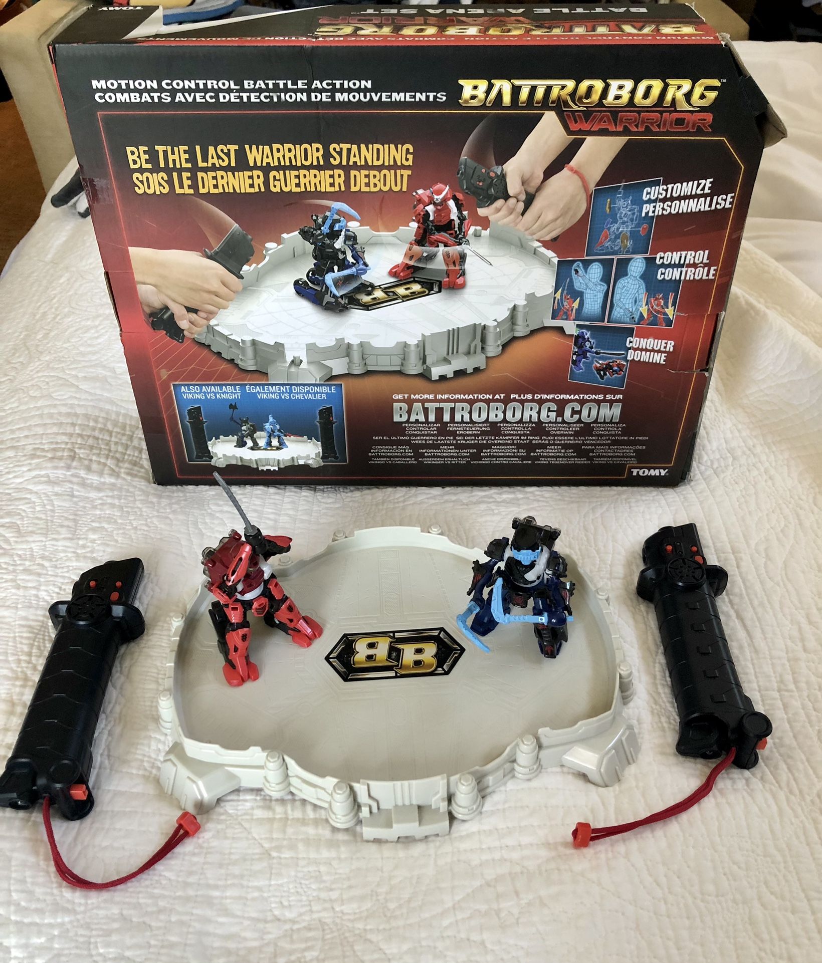 Battroborg Warrior Battle Arena Ninja Bot Vs Samurai Bot Remote Control Battling