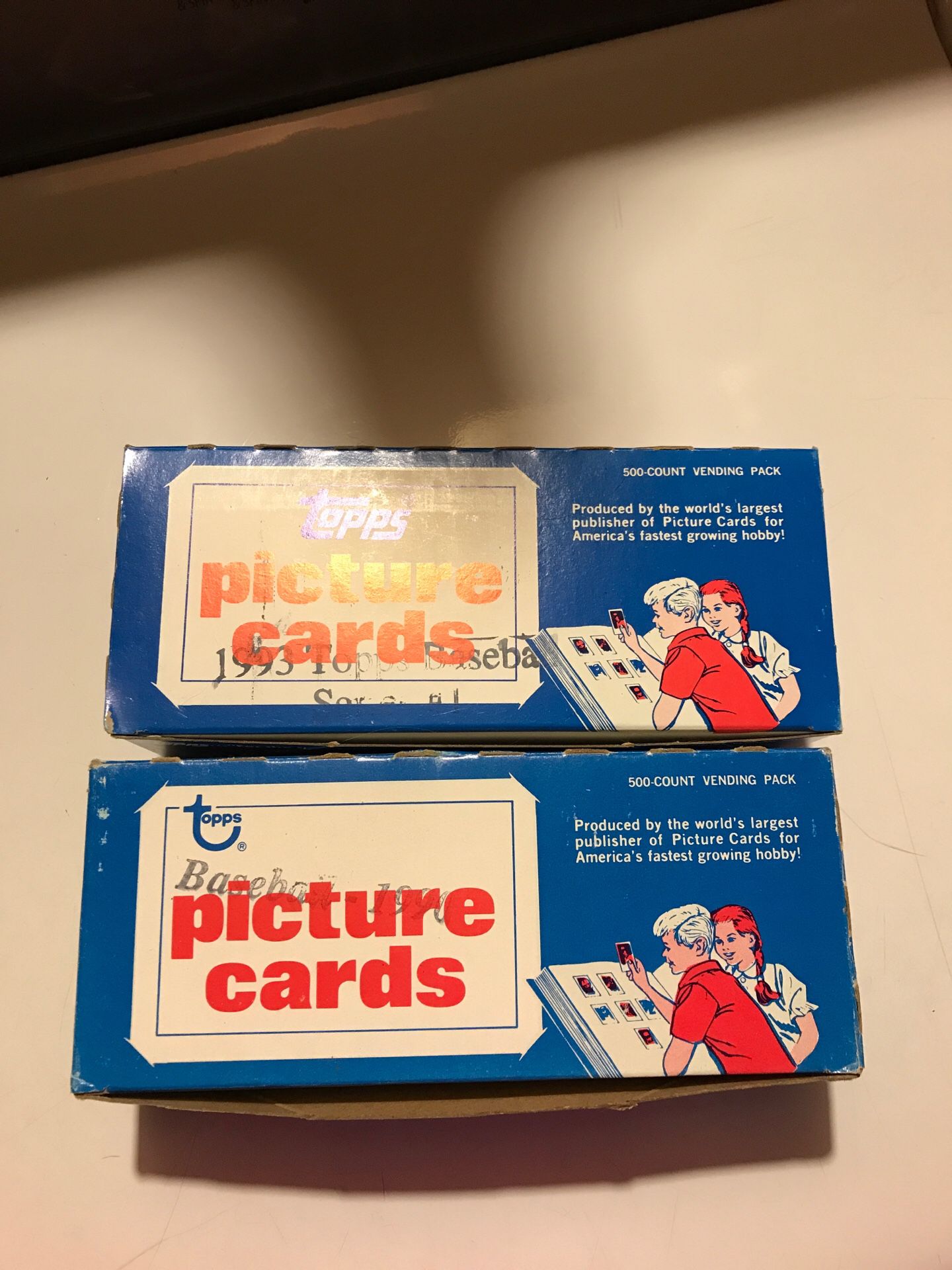 2 Boxes Topps Picture Cards 1990 and 1993