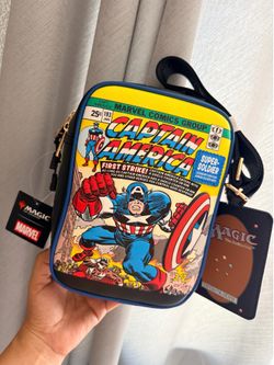Marvel Captain America Comic Crossbody Bag