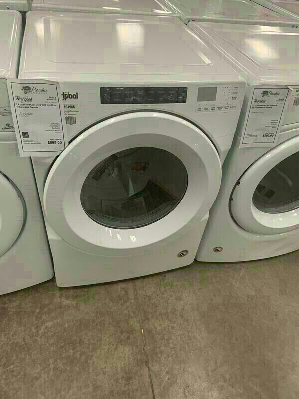 New Discounted Whirlpool Gas Dryer 1yr Manufacturers Warranty 🚨PARADISE APPLIANCE