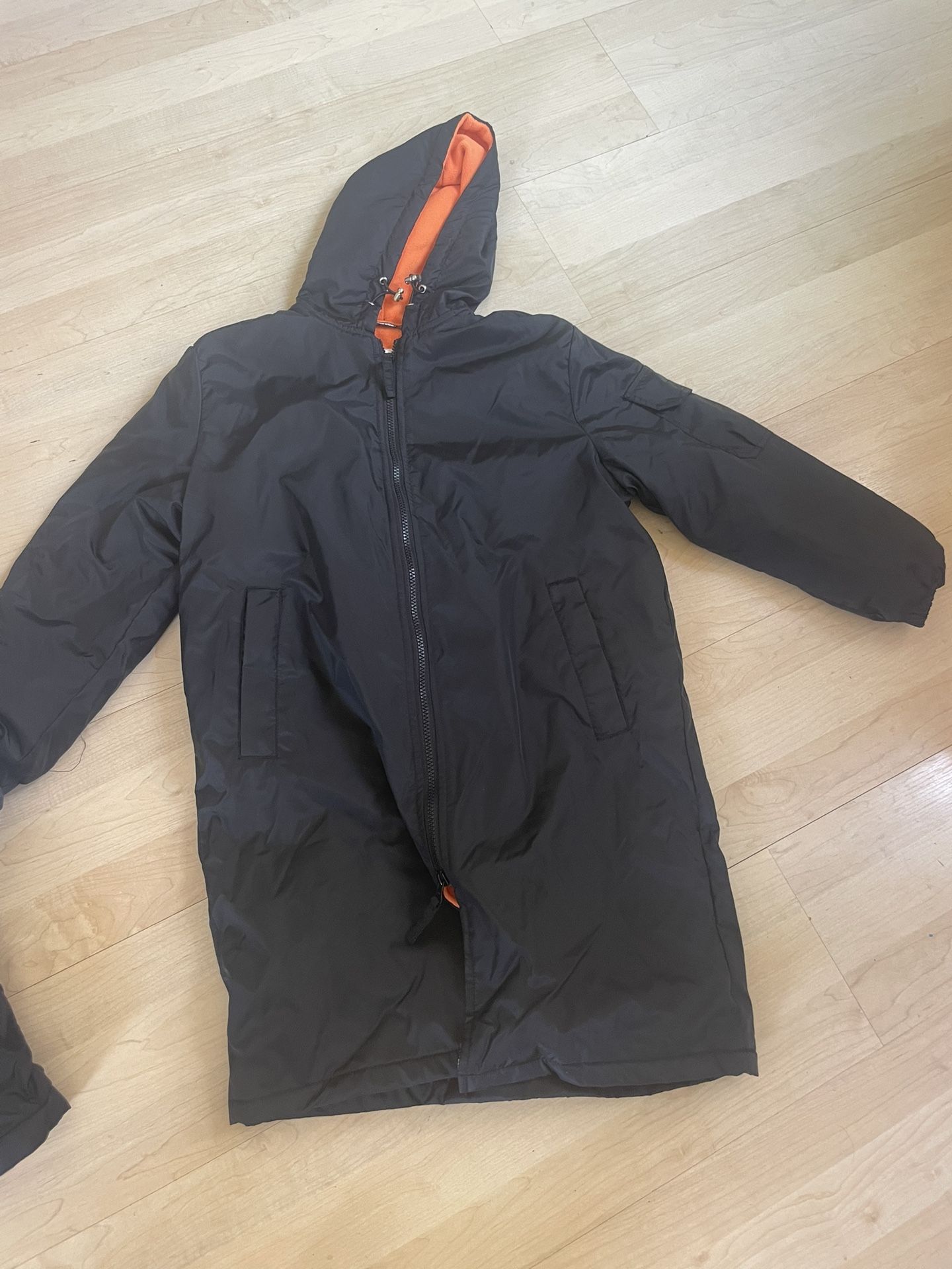 Kids Swim Fleece-Lined Parka- Large
