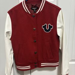 Men True Religion Varsity Jacket XS
