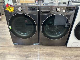 LG Front Load Washer & Dryer Set Take It Home Today $0 Initial Read Description