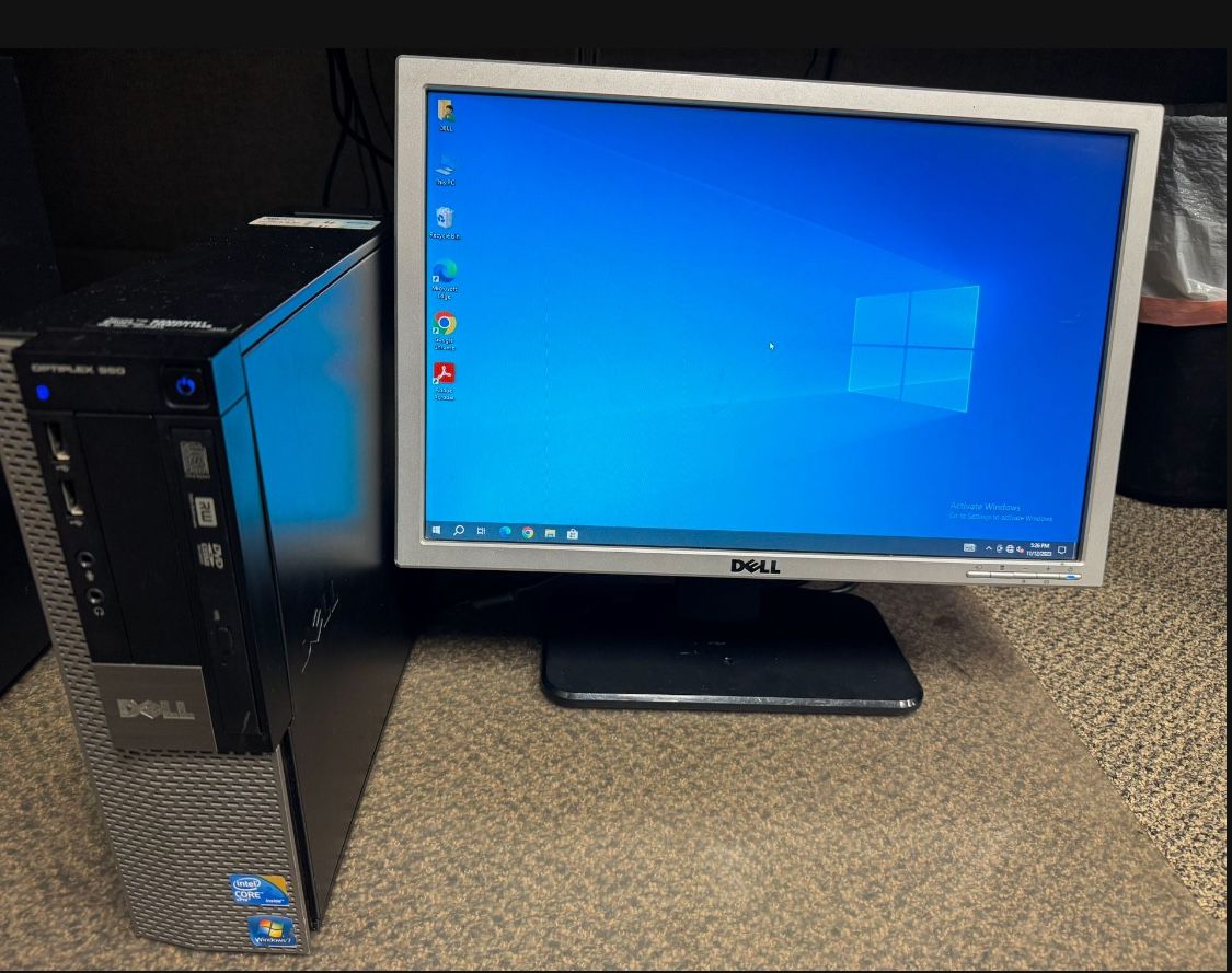 Dell Computer With Monitor