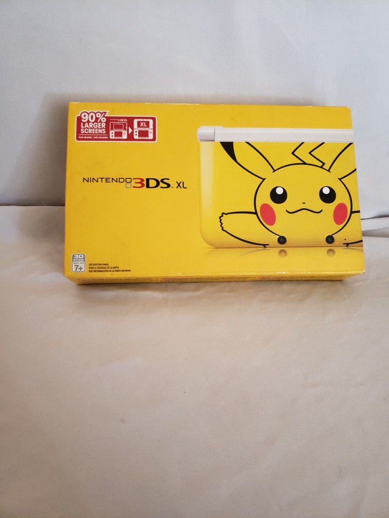 3DS XL PIKACHU EDITION ***BOX ONLY***