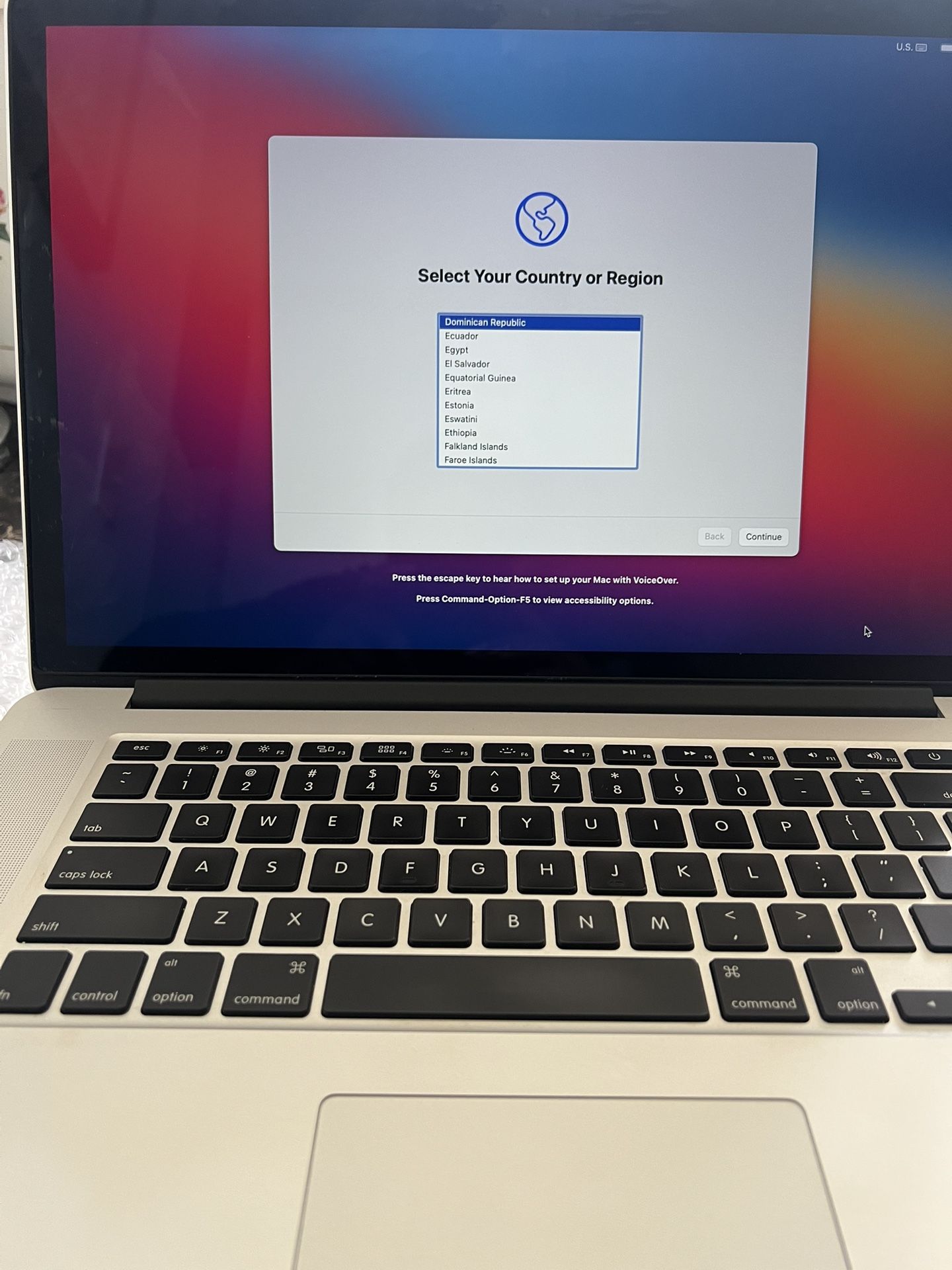 Apple MacBook Pro Core i7 16GB RAM 256GB