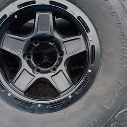 16 Inch Offroad Wheels Rims, 6 Lug 6x5.5 