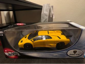 Hot Wheels 1:18 Lamborghini Diablo GTR Diecast Model Car (In Box)
