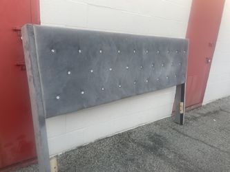 King. Size. Headboard. velvet.