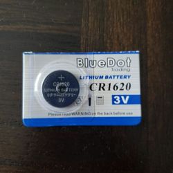 Blue Dot Trading CR1620 5009LC DL-1620 ~ Lithium Battery 3V