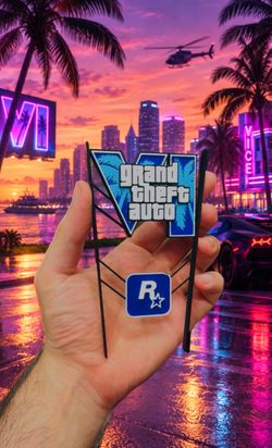 3D printed GTA VI PS5 cover