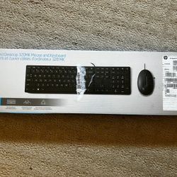 HP Wired Desktop 320MK Mouse and Keyboard - NEW in Box