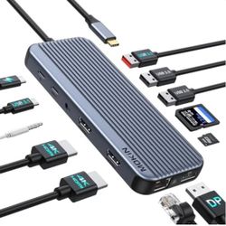 MOKiN USB-C 12 in 1 -   DOCKING STATION FOR LAPTOP - MODEL MOUC3702