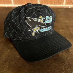 San Jose Sharks NHL Starter Quilted Vintage SnapBack Hat