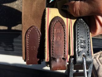 Leather saddle girths