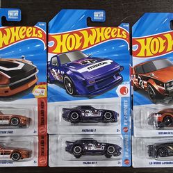 Hotwheels 2026 Lot of 6 J-Imports Then and Now Nightspeed
