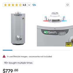 .O. Smith Signature 100 – 40 Gallon Natural Gas Water Heater (Like New)