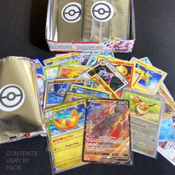 Pokemon TCG Gift Pack 30 Cards VIP custom Pack, 10 Holos, 1 Ultra Rare/vintage, + 20 Pokémon From Classic And Modern Sets