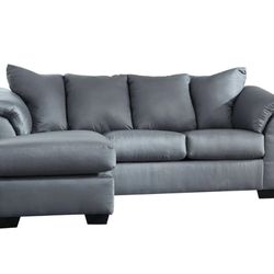 Darcy Steel Sofa Chaise

