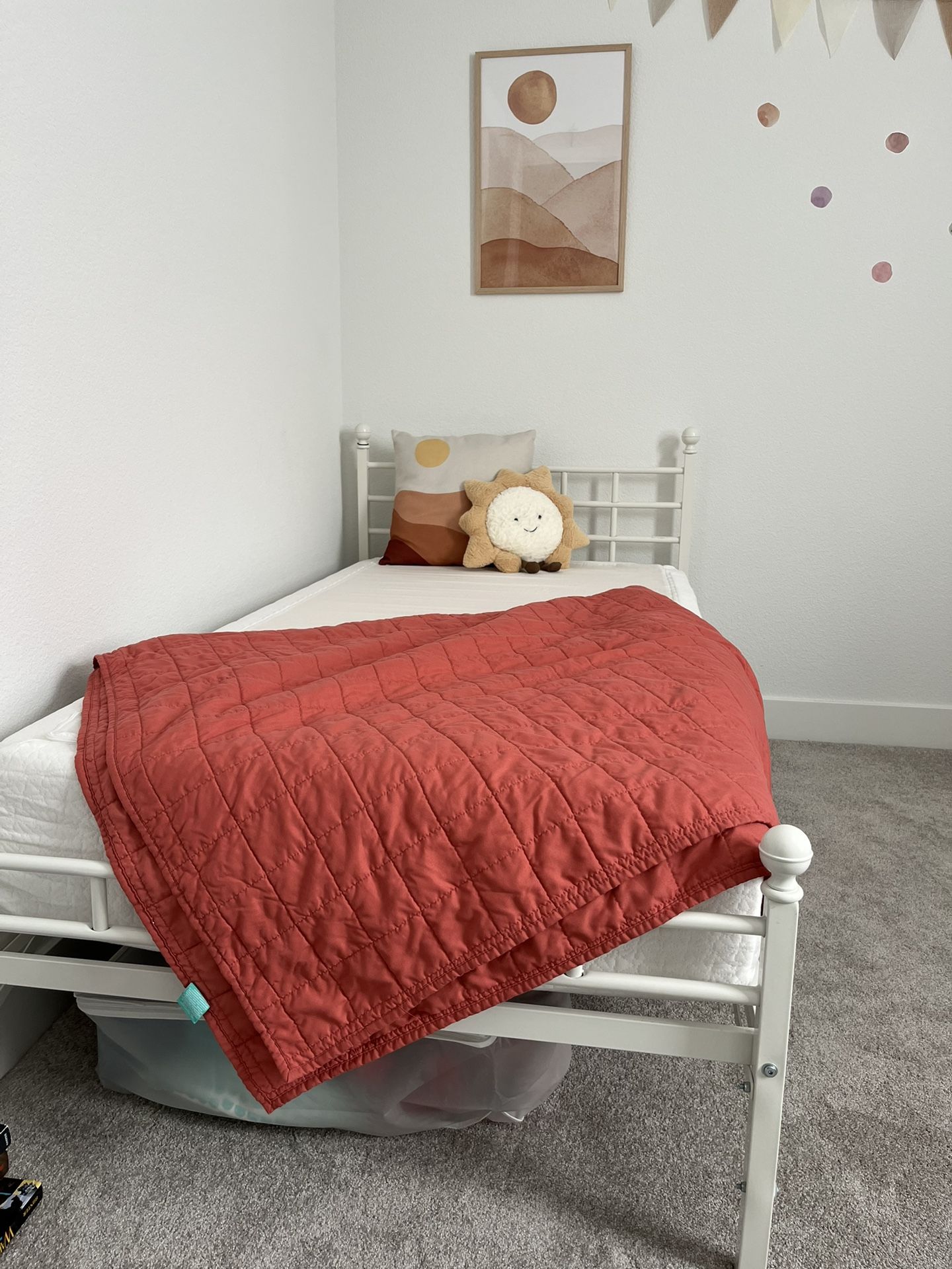 Twin Metal Frame Bed